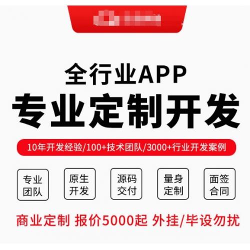 手机app开发软件定制分销积分商城语音交友信息发布小程序制作